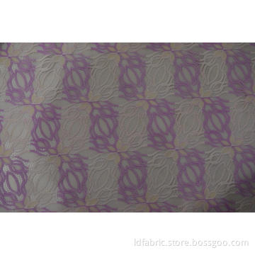 Nylon Polyester Geometrical Pattern Lace Fabric